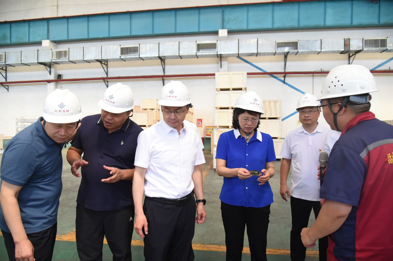 省司法厅党委委员、副厅长田秀娟到我公司调研